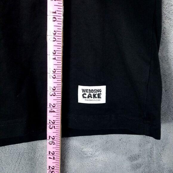 Wedding Cake T-shir Mens Small Black Short sleeve Graphic - Picture 6 of 10